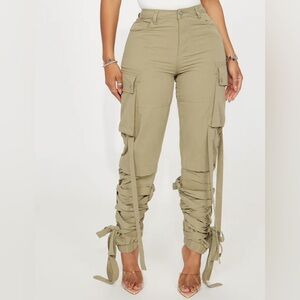 Women's Tan Cargo Pants